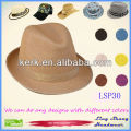 LSP30 Prix de gros de haute qualité Simple Orange 100% chapeau de paille en papier